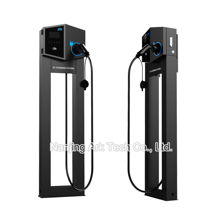 Wall Mounted 22KW 400V EV Charger Point , 3 Phase Level 2 EV Charging Station