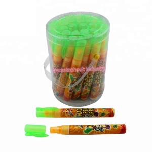 China Pen Shape Liquid Spray Candy With Sour Sweet Fruit Flavor ISO Approved wholesale