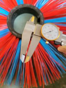 China 129mm Road Sweeper Brush Plastic Ring Injection Flat Wafer Brush wholesale