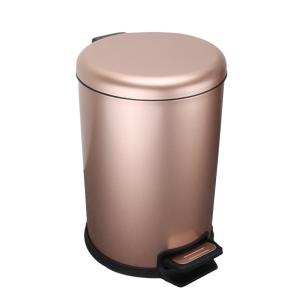China 410 Stainless Steel Smudge Resistant 5 Liter Trash Can wholesale
