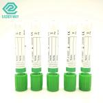 2 Year Shelf Life Blood Collection Supplies Vacuum Non Toxic Heparin Tube With