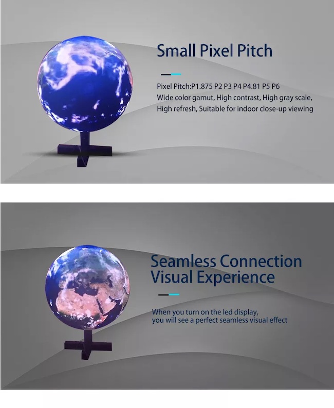 320x160mm Commercial LED Display Screen 3mm Full Color Indoor 0