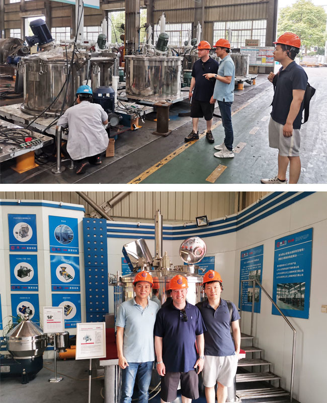 PLC Control Top Discharge Centrifuge Machine Alcohol Hemp Oil Extraction Machine