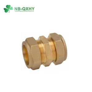 China OEM Female / Male Thread Brass Fitting Water Pipe Coupling 20mm wholesale