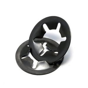 China Push On Lock Speed Clip Bearing Clamp Retaining Ring Black Color wholesale