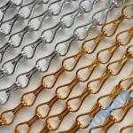 Sun Protection Facades Dramatic Effect Creation Metal Chain Room Divider