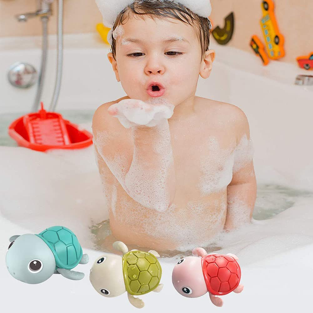 Water Bath Toy for Toddlers 1-3 Years Old Cute Animal Clockwork Bathtub Swimming Pool