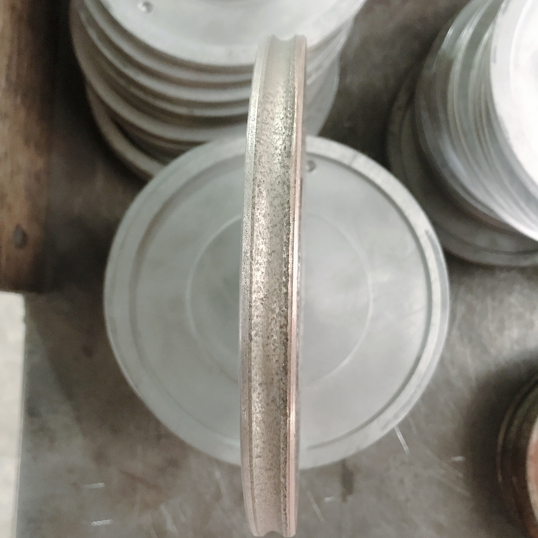 PBLOG double edge pencil diamond grinding wheel can choose different grit on one wheel