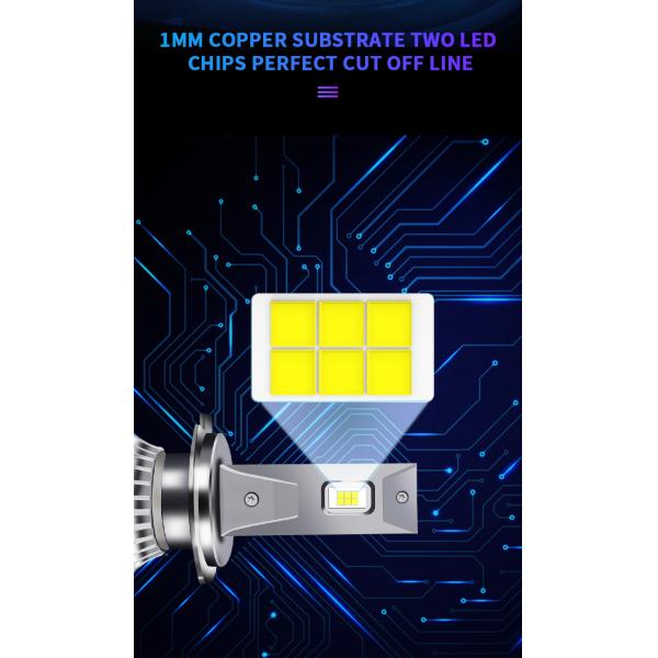 2 Sides H7 LED Bulb 180W 360 Degree Luminescence Super Bright Car Headlights H4 H11 HB3 9005 S2 Auto Led Headlight Bulb