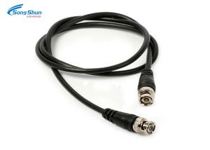 China Coaxial Cctv BNC Male Plug Custom RF Cables , RG58 KSR195 Jumper Cable Assembly wholesale
