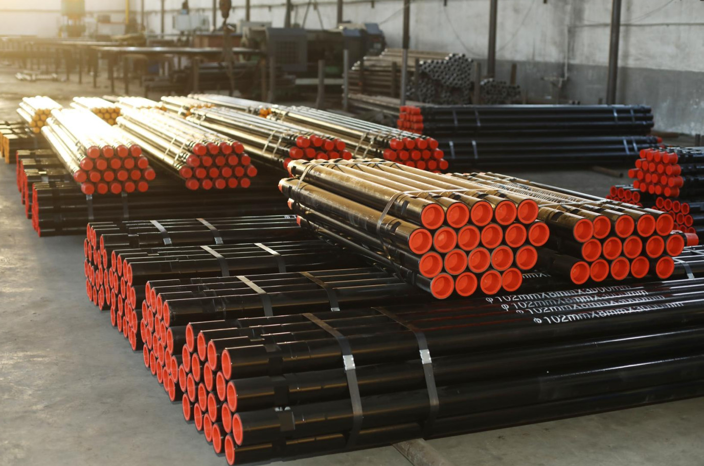 Friction Welding DTH Drill Pipe / Rods 76,89,102,114mm For Rock Blasting And Water Well