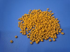 China PE Films Injections Yellow Masterbatch 20% Concentration Non Toxic wholesale