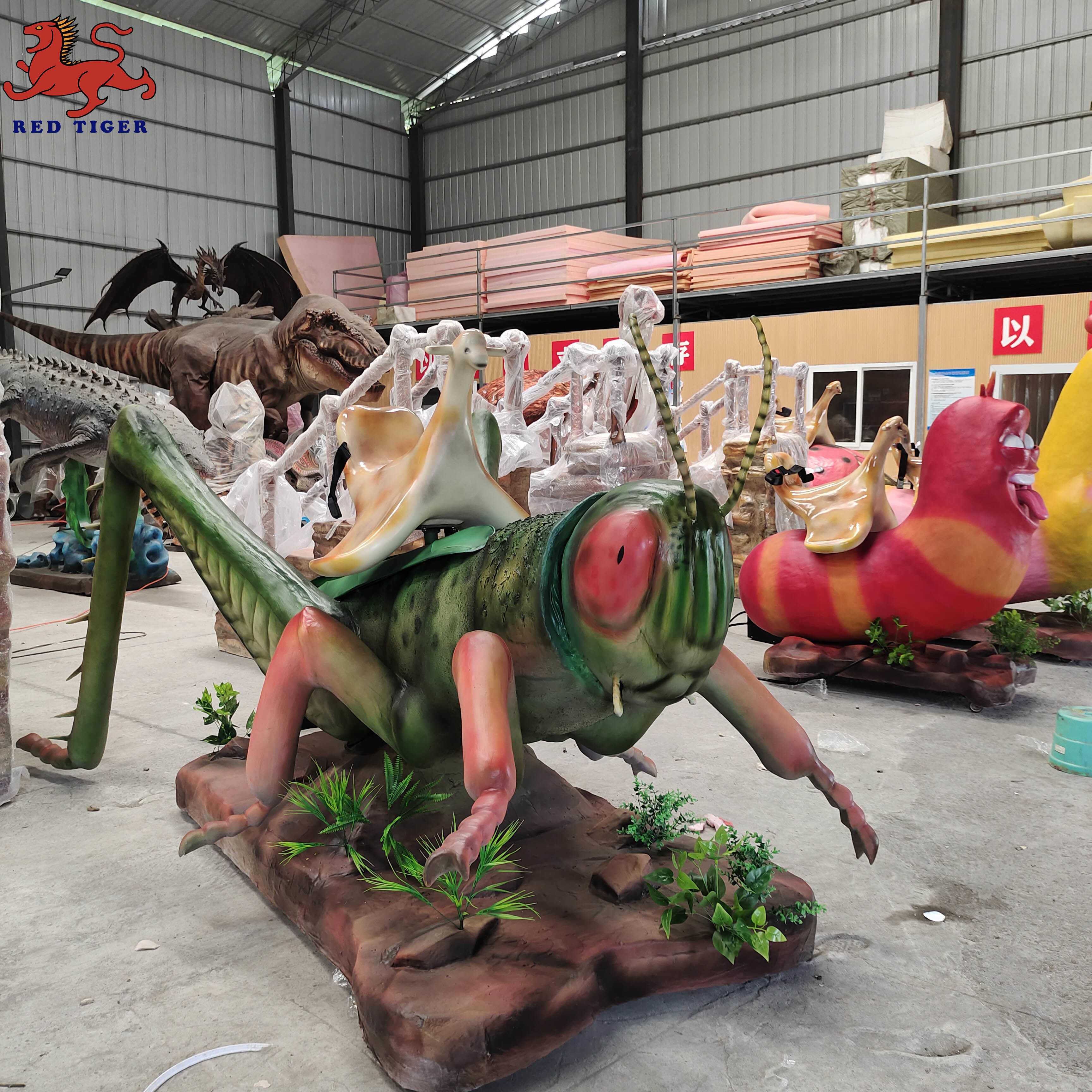 T Rex Animatronic Dinosaur Ride Weather Resistant 12 Months Warranty