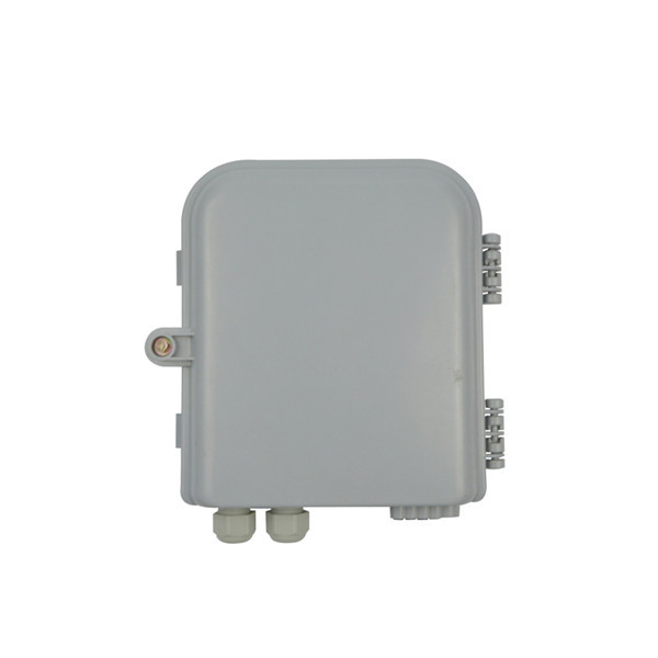 Wall Mounted Fiber Optic Distribution Box Plastic 8 Port For Cassette Splitter