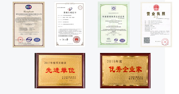 GZ-93 Fire Silicon Refractory Bricks With ISO9001 Certification BULK DENSITY ≥1.78