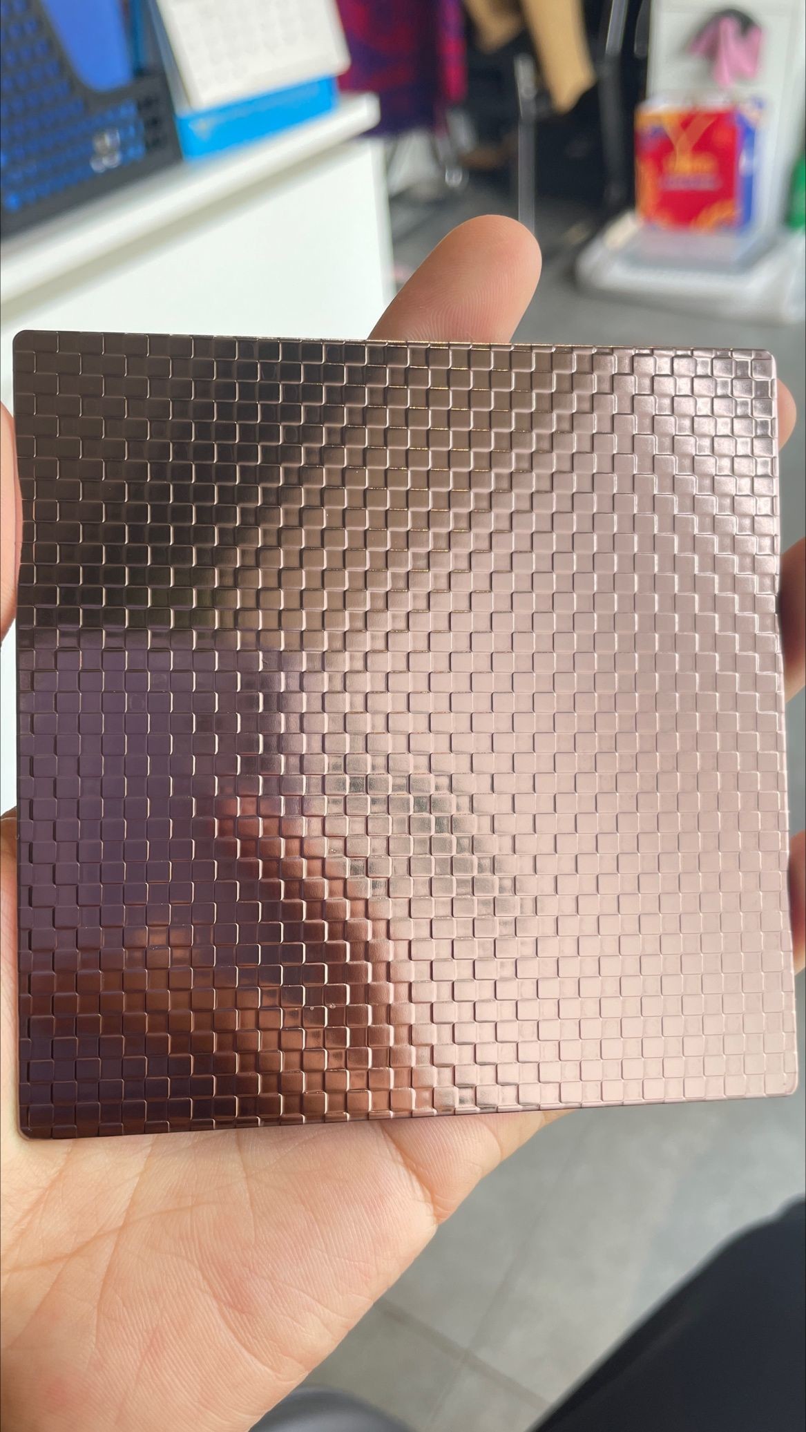 sus 304 stainless steel embossed checkered pattern textured sheet metal panels
