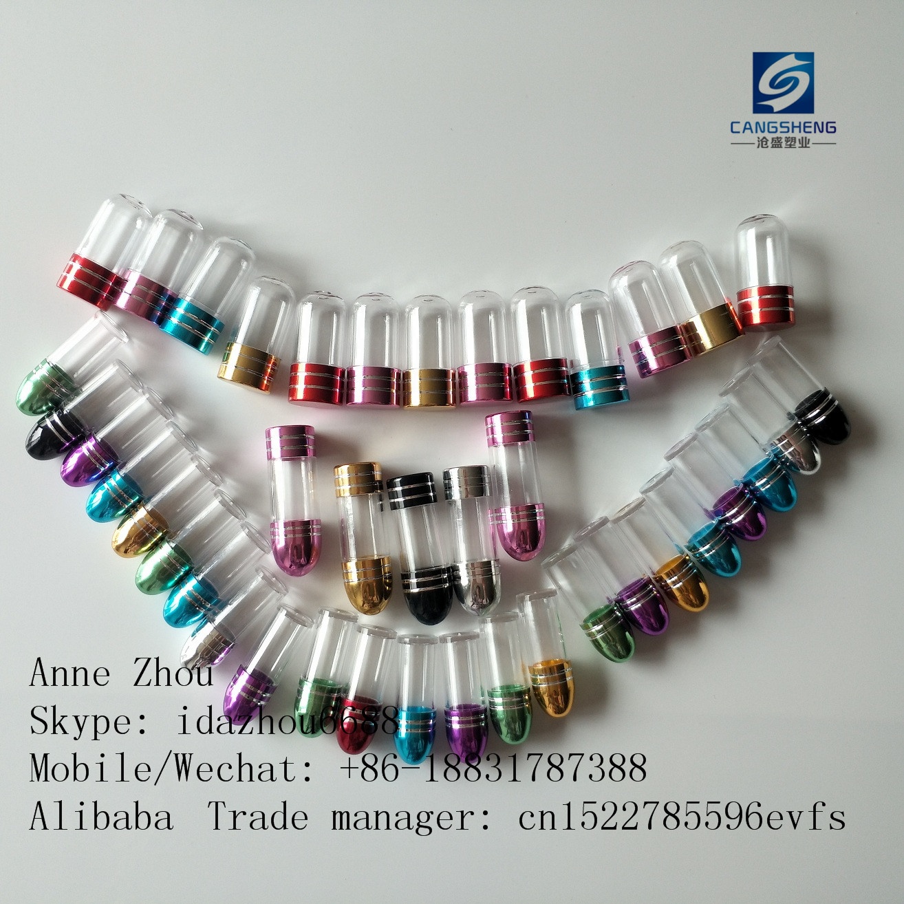Empty Plastic Mini Single Capsule Bottles for Packaging Herbal Sexual Enhancer Capsules