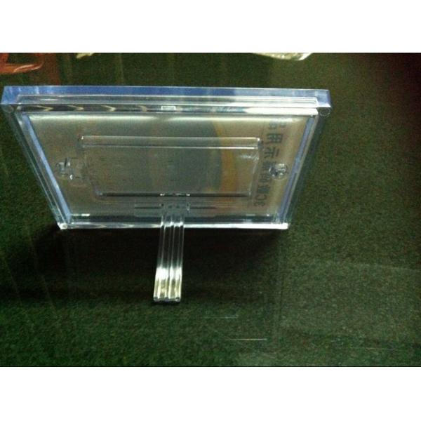 COMER Transparent Acrylic Display Sheet Board Panel for Inserts, Tag, Brochure, Leaflet, Catalog
