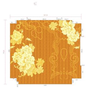 China Flower Handtufted Wool wall to wall carpet project carpet wholesale