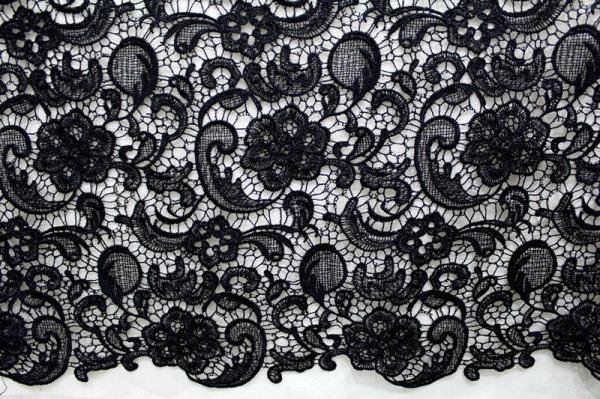 Garment Accessories Chemical Lace Fabric Water Soluble lace fabric in Different