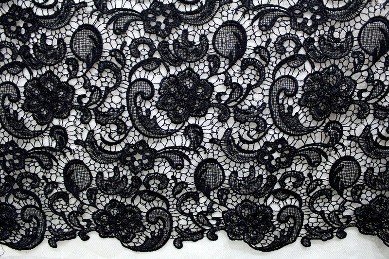 Garment Accessories Chemical Lace Fabric Water Soluble lace fabric in Different Color
