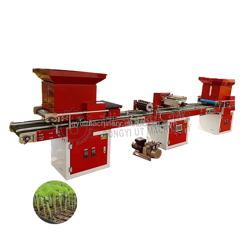 200 Tray Per Hour Black Tray Cabbage Seeding Planting Machines Automatic for Farms
