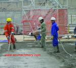 Concrete vibrator needle with japanese coupling and aluminum band
