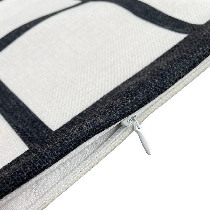 Printable 40*40cm Blank Nine Grid Linen Pillow Case For Sublimation Printing