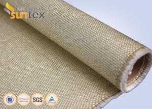 China Heavy Duty Vermiculite Coated Fiberglass Industrial Welding Fire Blanket Roll 800 C Resistance wholesale