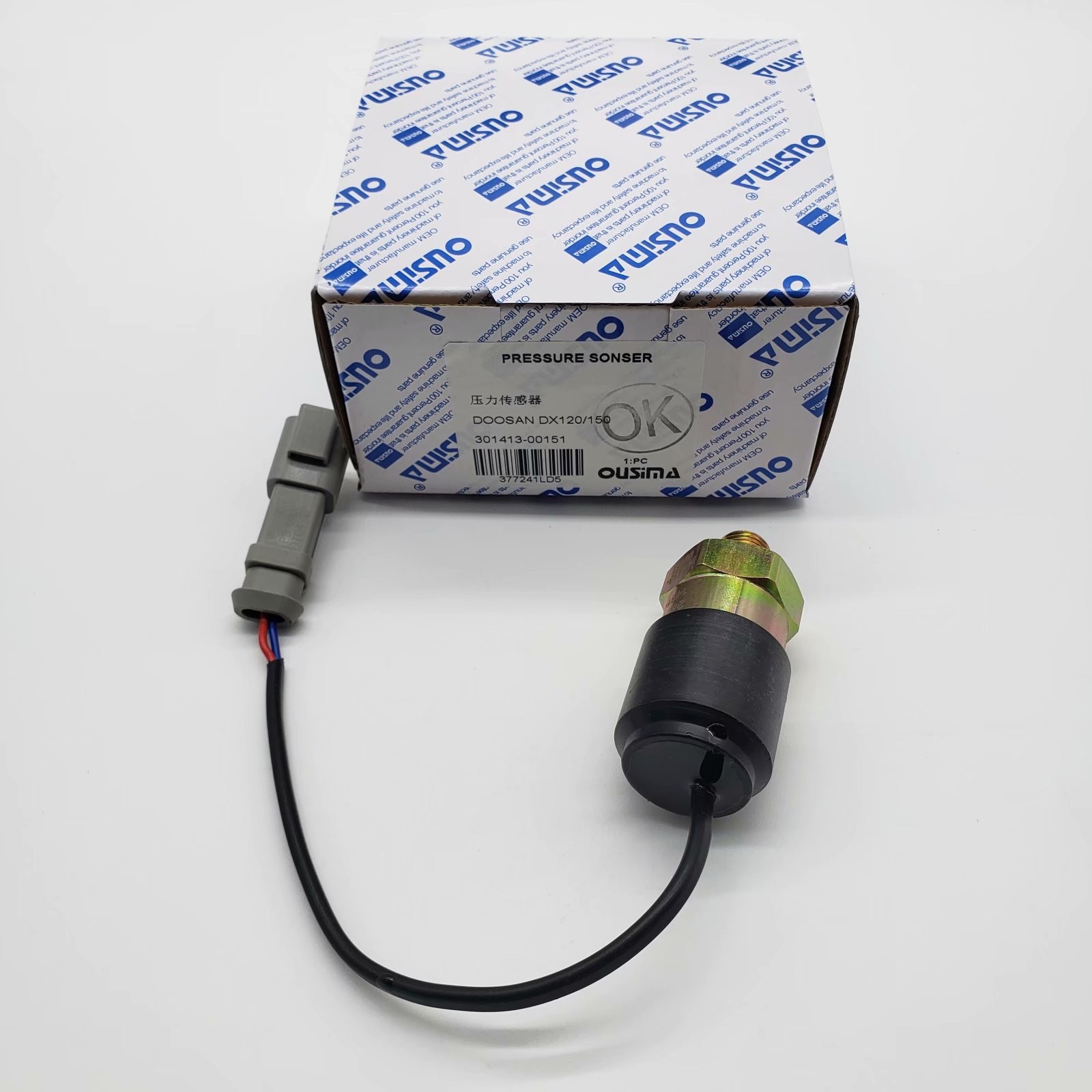 OUSIMSA Pressure Switch Sensor 301413-00151 30141300151 For Doosan Excavator DX120 150