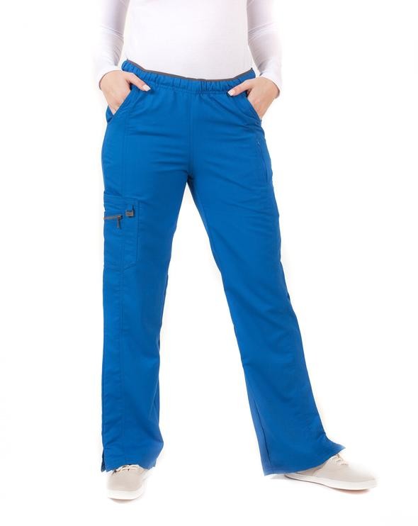 200 GSM Polyester 62% Viscose 33% Spandex 5% Insert Pocket Elastic Belt Nurse Medical Scrubs Pants