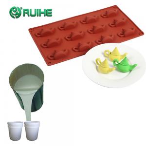 China Translucent LSR Liquid Silicone Rubber Platinum Cure RTV-2 Silicone Rubber Molds Making on sale