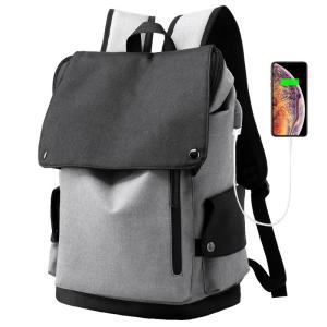 China High quality fashion waterproof USB trend men's school bags Laptop Backpack wholesale