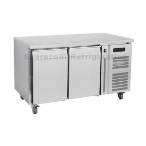 China Europe Standard 2 Door Undercounter Chiller AISI 304 Stainless Steel wholesale