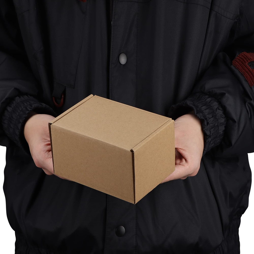 Square Corrugated Board Custom Shipping Mailing Box Folding Paper Packaging Mailer