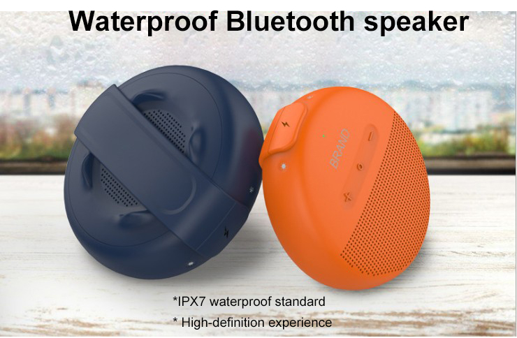 High quality full waterproof portable wireless Blue-tooth speaker for indoor and outdoor dual-use