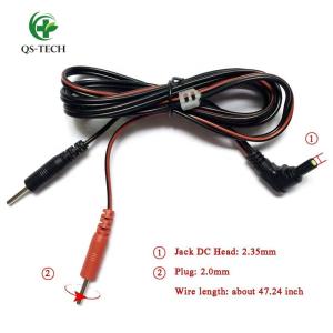 China Replacement Electrode Leads Wires/Cables- 2.35mm Safety-Plug with Standard 2mm Pins Connectors 2 buyers wholesale