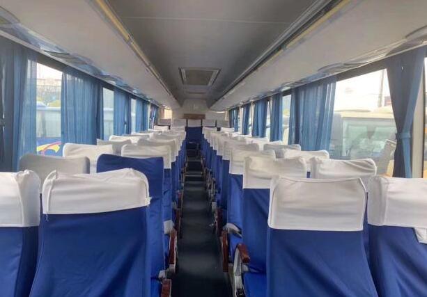 Sunlong Brand Blue Color Used Coach Bus 51 Seats Good Condition 3600mm Bus Hight