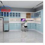 Adjustable Shelves Medical Healthcare Workstation Manufacturers Full Steel Wall