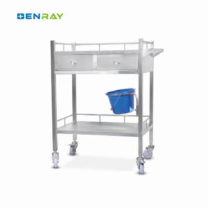 China 3 Layer Hospital Stainless Steel Medical Instrument Trolley wholesale