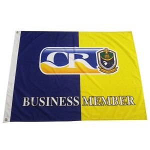 Digital Screen Printing Custom Advertising Flags 3X5ft Polyester