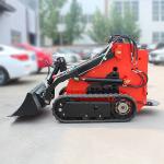 Tracked Skid Steer Loader with BOXINHUASHENG Hydraulic Valve Snow Blowing