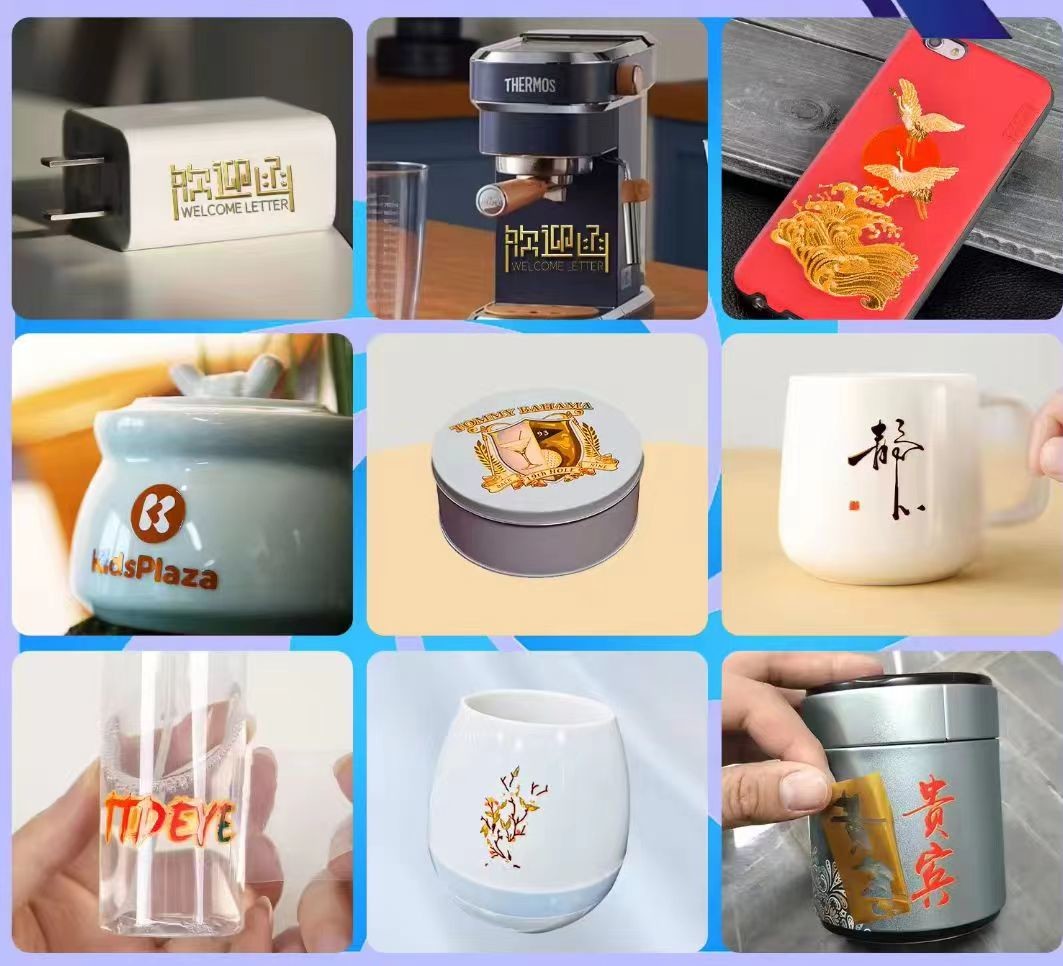 30cm Transfer Inkjet Printer Film UV Printing DTF AB Gold Transfer Film