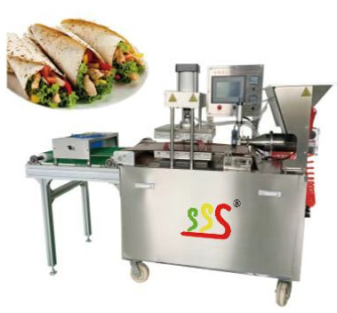 PLC Control Tortilla Making Machine With Chrome Plating Roller Surface Treatment