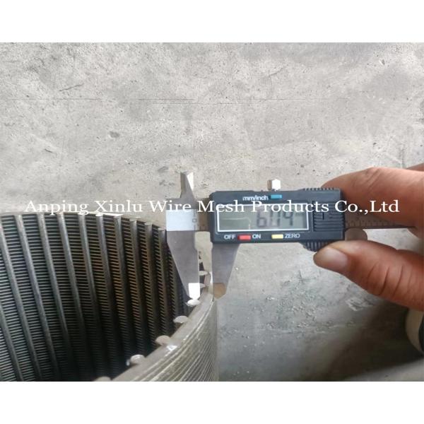 Standard Wedge Wire Screen Pipe for Oil Gas with 3x6mm Support Wire and ECW Construction
