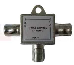 China 1000MHz CATV Equipment Solder Back T Coupler 1 Way Tap wholesale