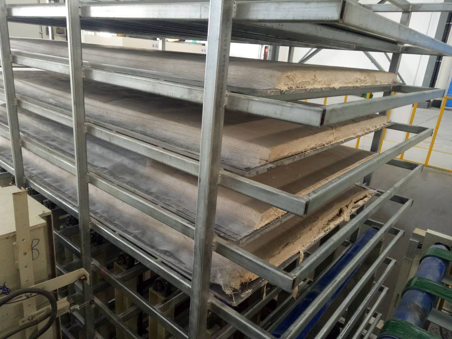 2000 Sheets Magnesium Oxide Sandwich Wall Board Production Line