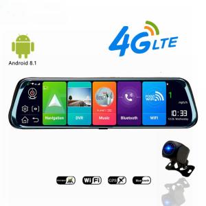 China 10 Inch Dual FHD 5V Android Dash Cam 4G Vehicle Blackbox DVR 1080p wholesale