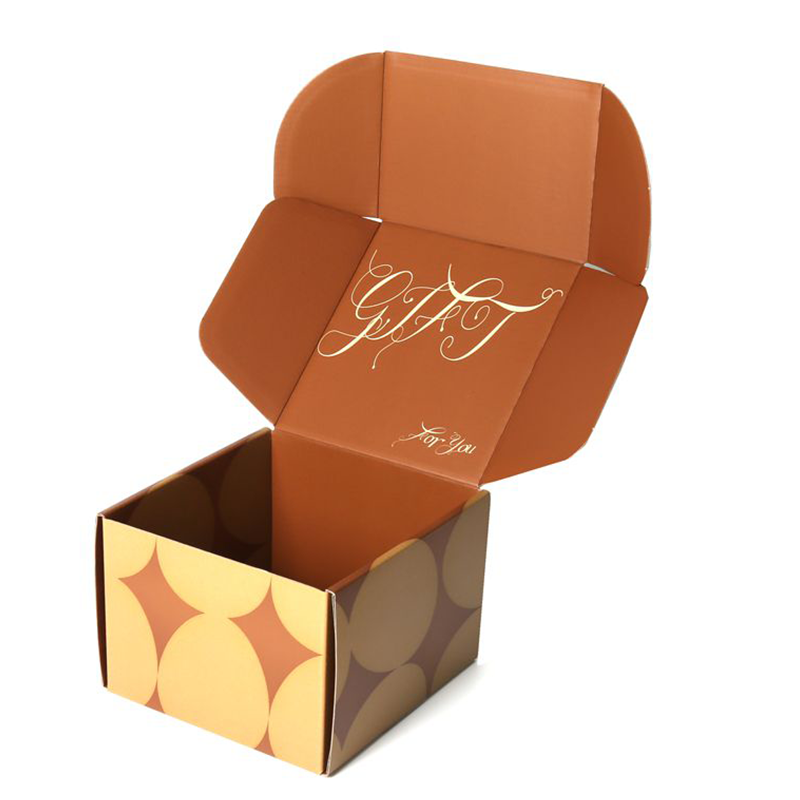 OEM Foil Stamping logo Kraft Mailer Boxes , Custom Corrugated Shipping Boxes