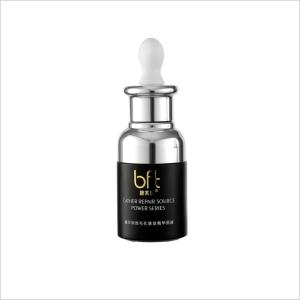 China 30ml Glass Dropper Bottle Gold Collar Essence Glass Bottle Silver Cap wholesale